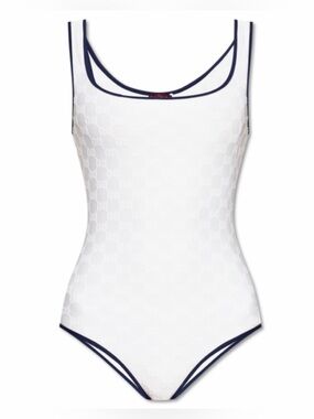 GUCCI GG logo Terry one piece swimsuit